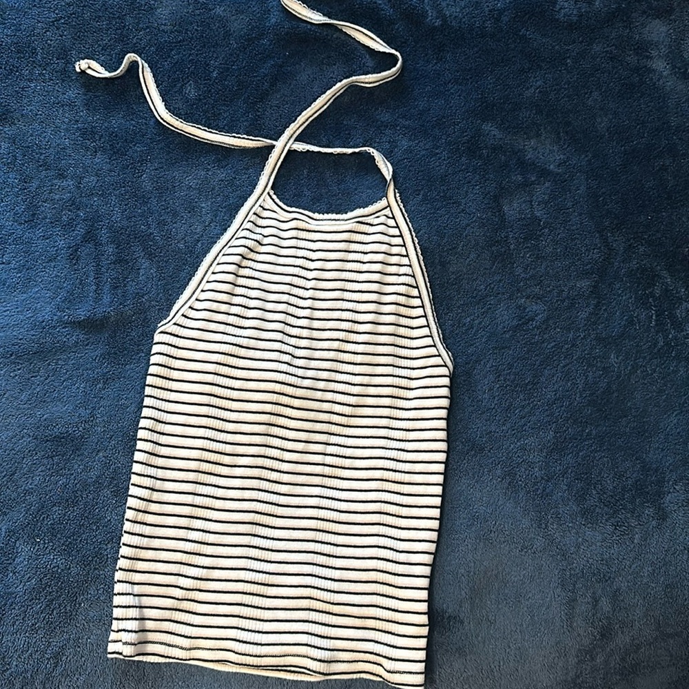 American eagle stripped halter top